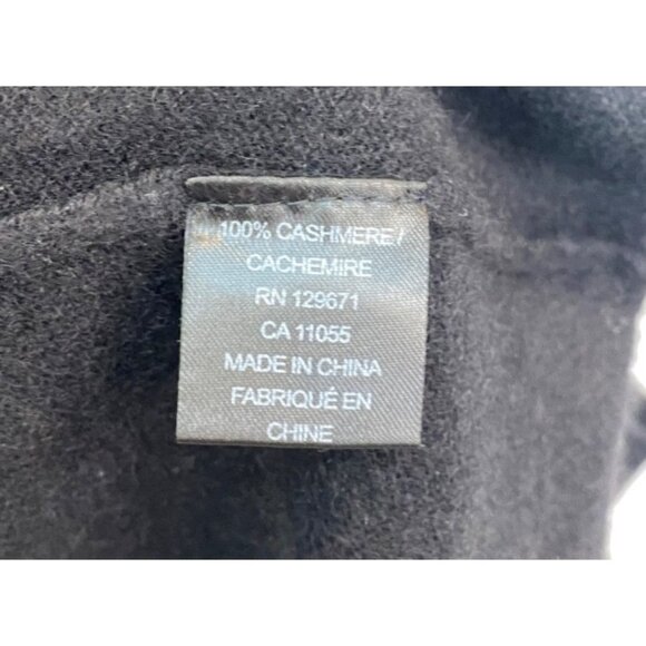 Skull Cashmere Black Pullover Sweater Cutout Sleeves Women's XS Crewneck - Picture 6 of 6